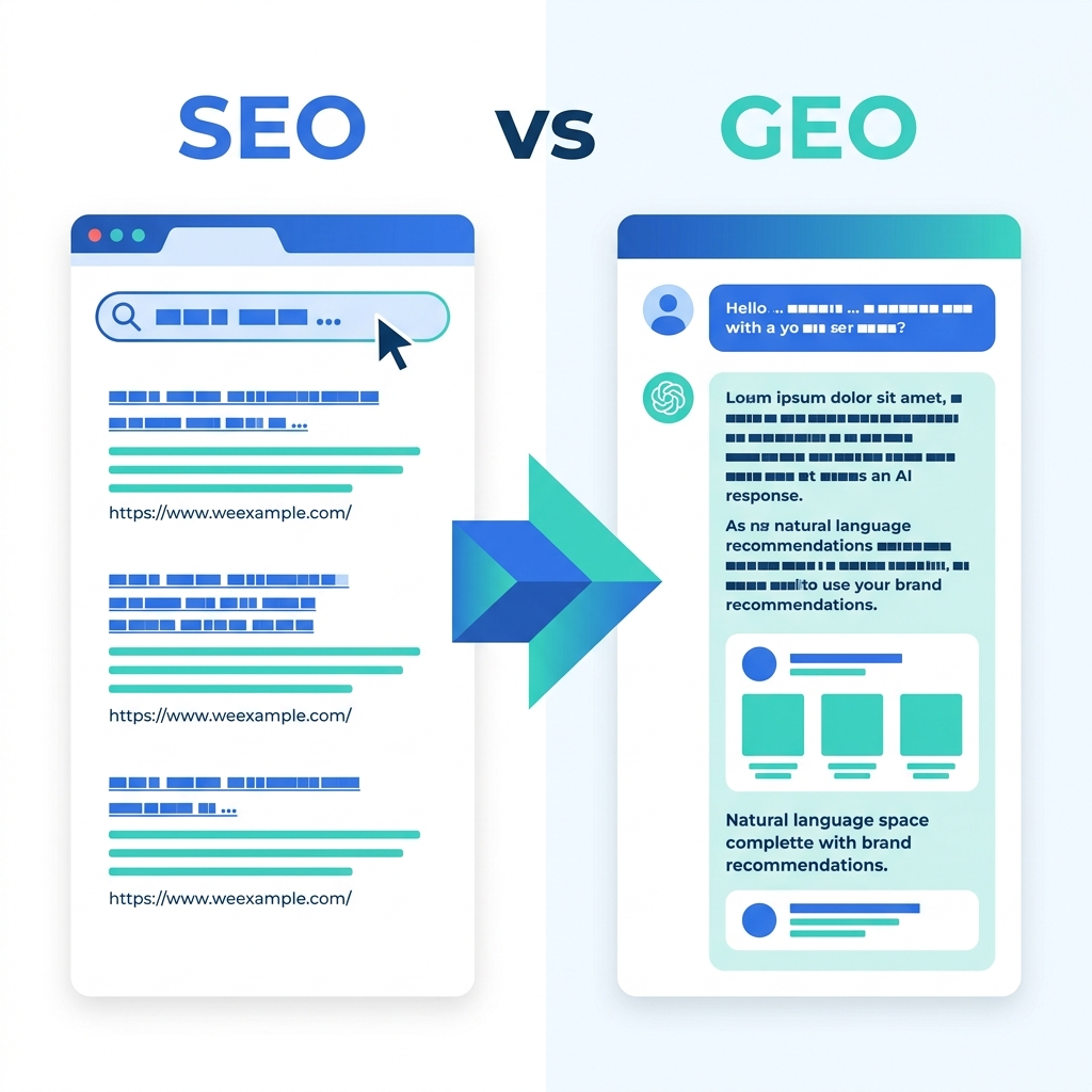 SEO与GEO的对比:传统搜索引擎优化 vs 生成式引擎优化